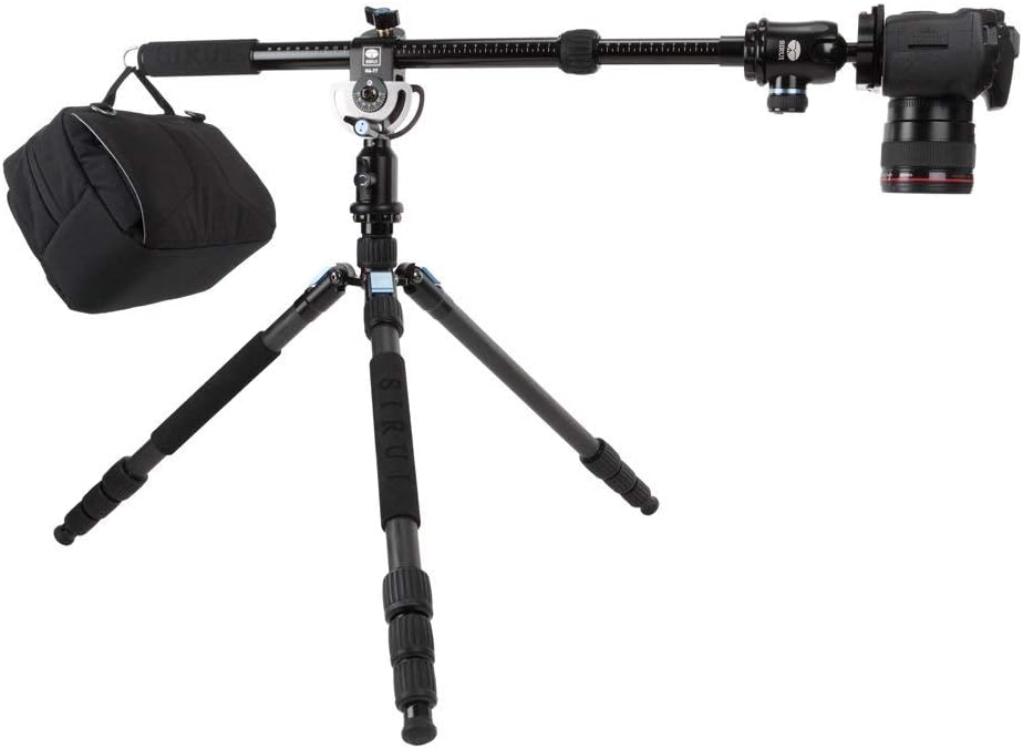 Sirui HA-77 Teleskop-Auslegearm (Horizontalarm 77 cm mit Lasthaken, Belastbar bis 5 kg) schwarz