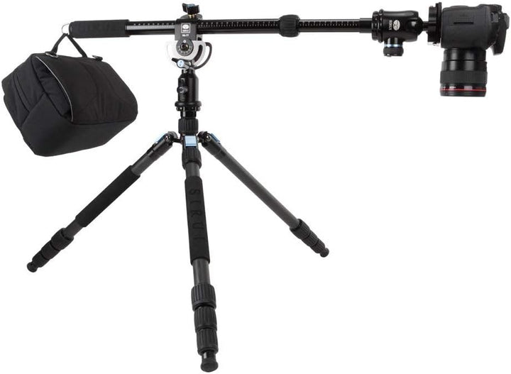 Sirui HA-77 Teleskop-Auslegearm (Horizontalarm 77 cm mit Lasthaken, Belastbar bis 5 kg) schwarz