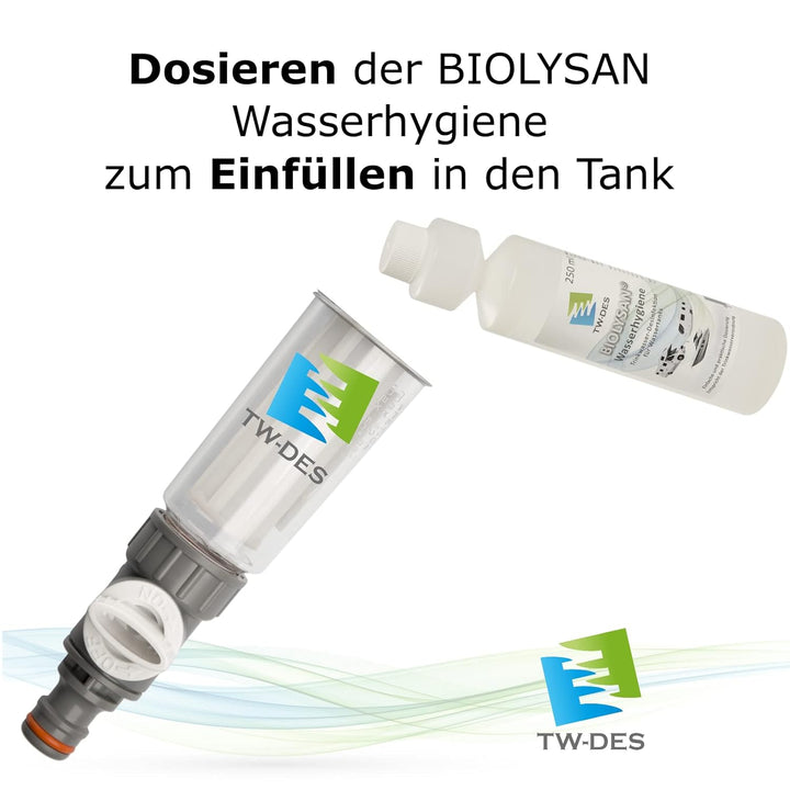 TW-DES Original Befüllfilter "ECONOMY" für Wohnmobil Caravan Wohnwagen Boot