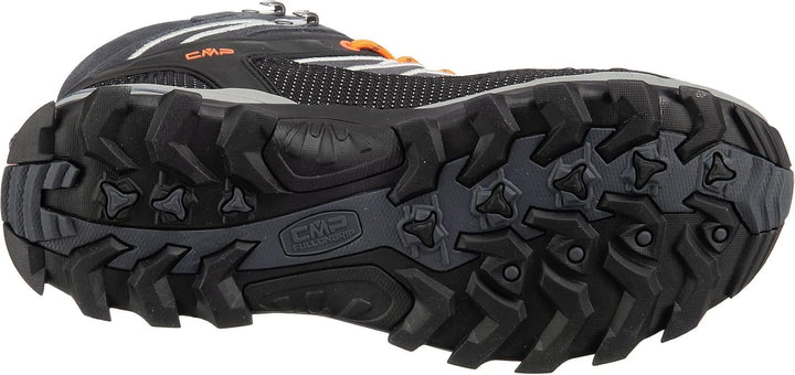 CMP Herren Rigel Mid Shoes Wp Trekking-Schuhe 46 EU Antracite Flash Orange, 46 EU Antracite Flash Or