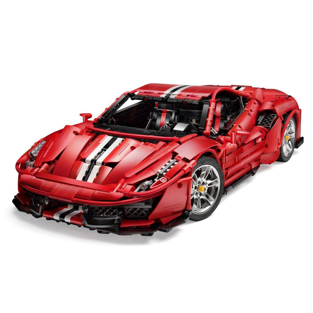 Italian Super Car 1:8, rot, 8-Zylinder, 3187 Teile (ferngesteuert, mit LED Licht, PRO-Motoren), C610