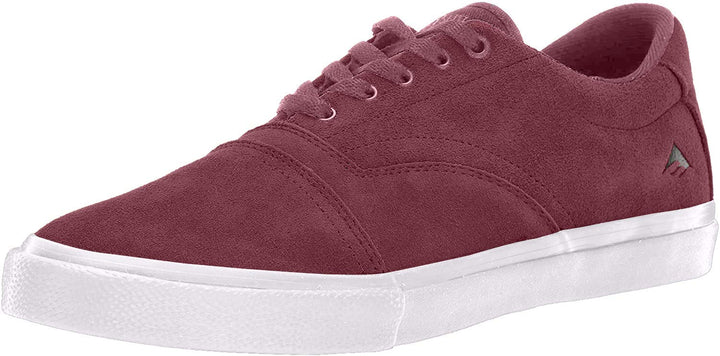 Emerica Herren Anbieter Skate-Schuh 37 EU Burgunderrot Weiss, 37 EU Burgunderrot Weiß