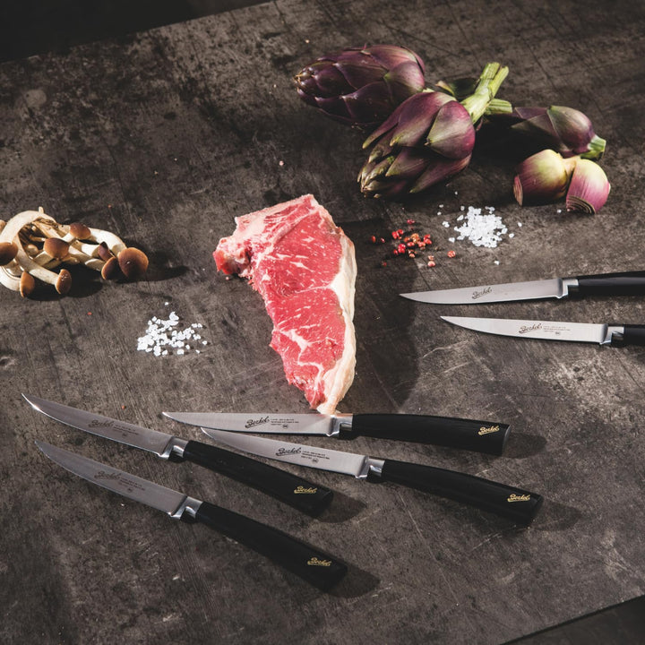 Berkel Elegance Set mit 6 Steakmessern Schwarz