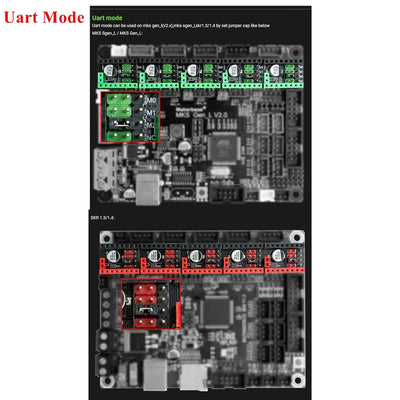 MKS TMC2226 Schrittmotor-Treiber StepStick V1.2 3D-Druckerteile 2,5 A UART Ultra Silent Bessere Wärm