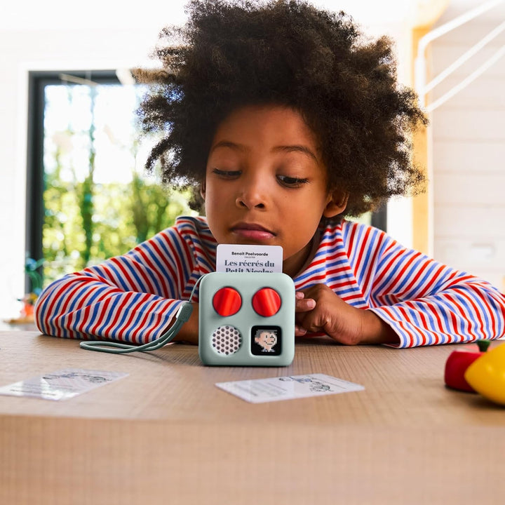 YOTO Mini Edition 2024 + Entdeckungspaket 3 bis 7 Jahre, Geschichtenbox, Geschichtenerzähler mit Nac