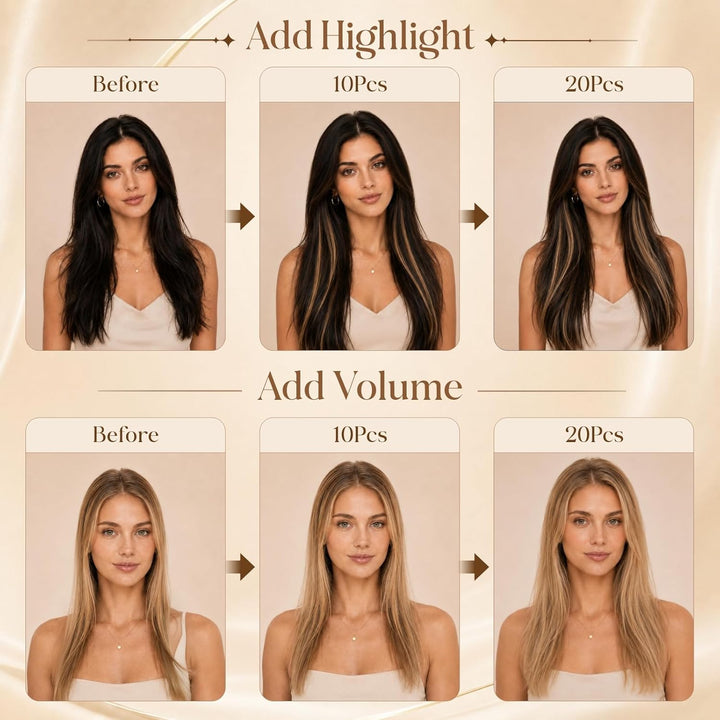 Rich Choices Tape Extensions Echthaar Extensions Tape Haarverlängerung Echthaar Tape in Extensions K