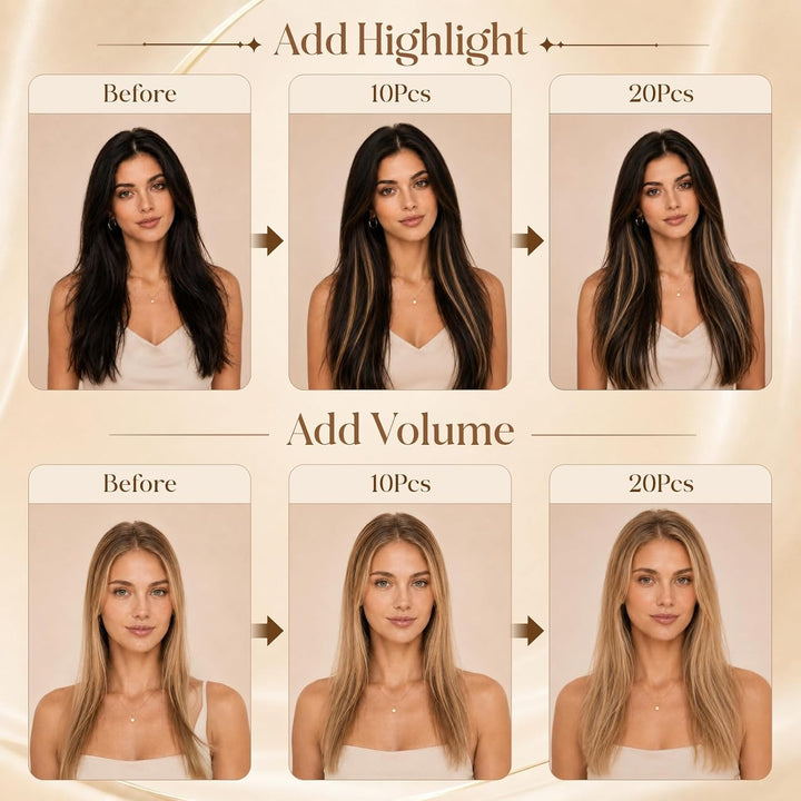 Rich Choices Tape Extensions Echthaar Extensions Tape Haarverlängerung Echthaar Tape in Extensions K