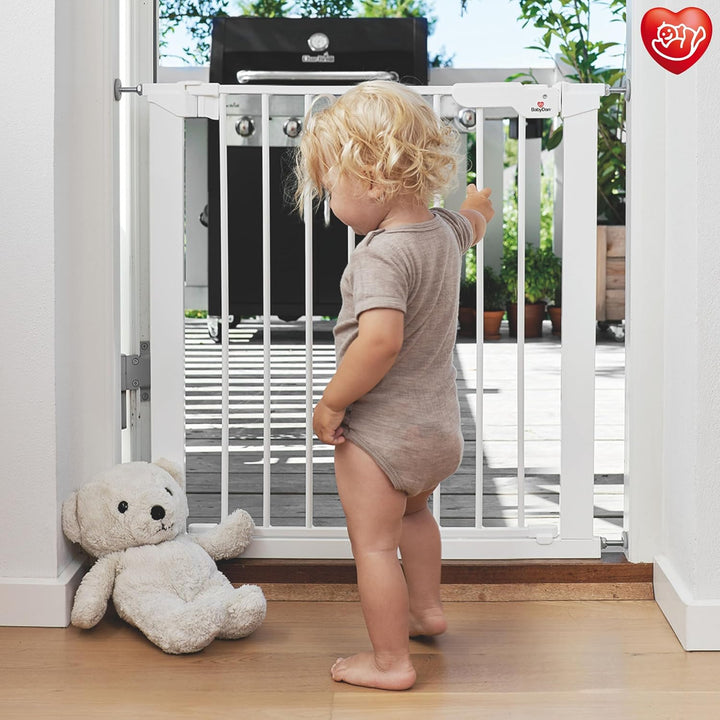 BabyDan Premier Türschutzgitter zum Klemmen, 112 - 119,3 cm – hergestellt in Dänemark und vom TÜV ge