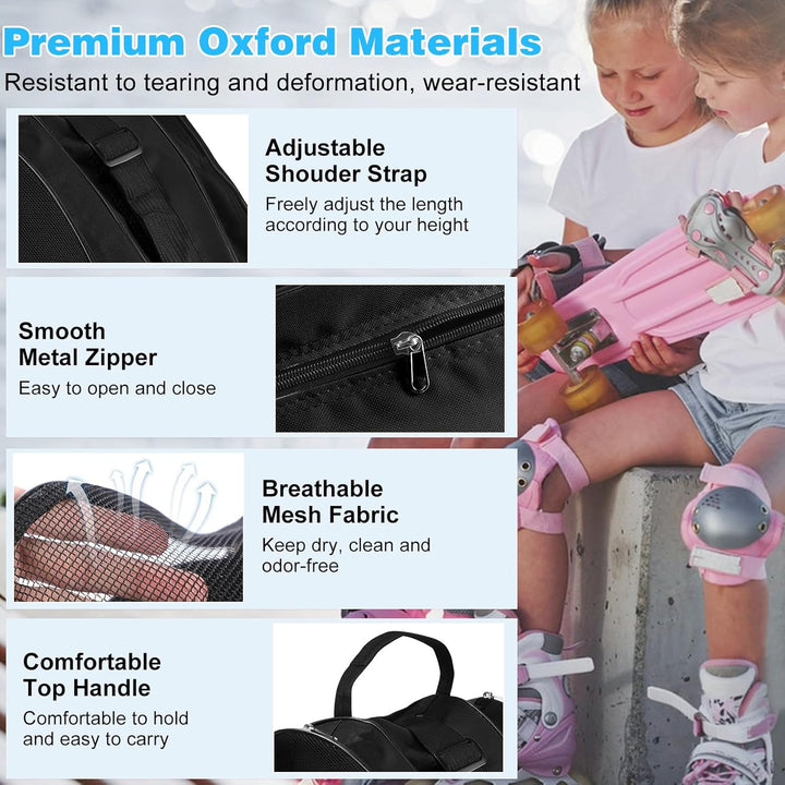 SLTAXAR Rollschuh Tasche Inliner Tasche Kinder Skatertasche Schlittschuhe Tasche für Inliner Ice Ska