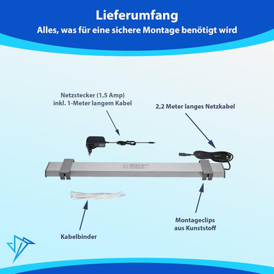 HappyBird Lighting Company - Vogellampe für Käfige - Vollspektrum LED Tageslichtlampe - Simuliert di