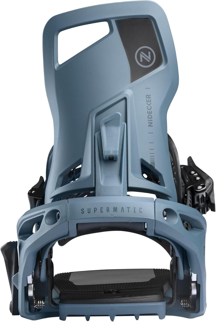Nidecker Supermatic Snowboard – Universelle, doppelt einsteckbare automatische Bindung – Komfortabel