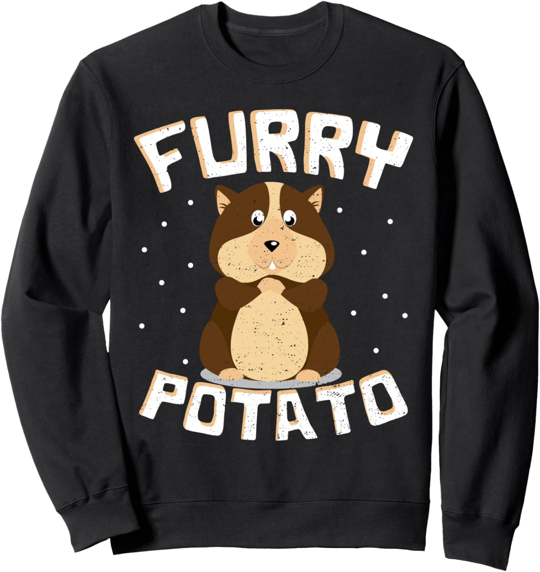 Meerschweinchen: Furry Potato - Haustiere Sprüche Sweatshirt
