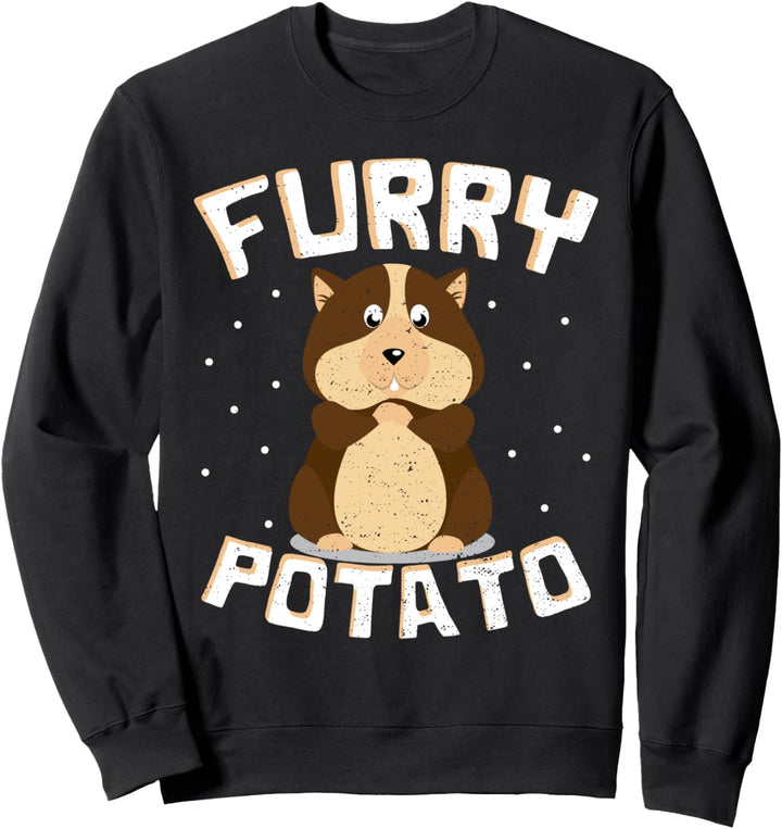 Meerschweinchen: Furry Potato - Haustiere Sprüche Sweatshirt