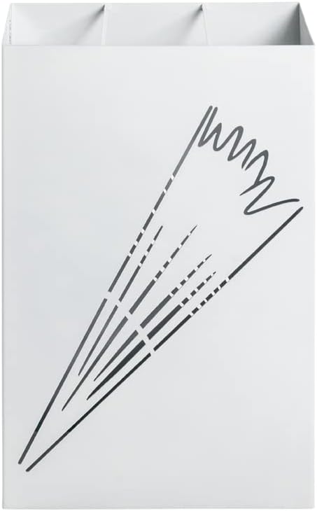 HAKU Möbel Schirmständer, Metall, weiss, B 30 x T 16 x H 48 cm 30 x 16 x H 48 Weiss, 30 x 16 x H 48