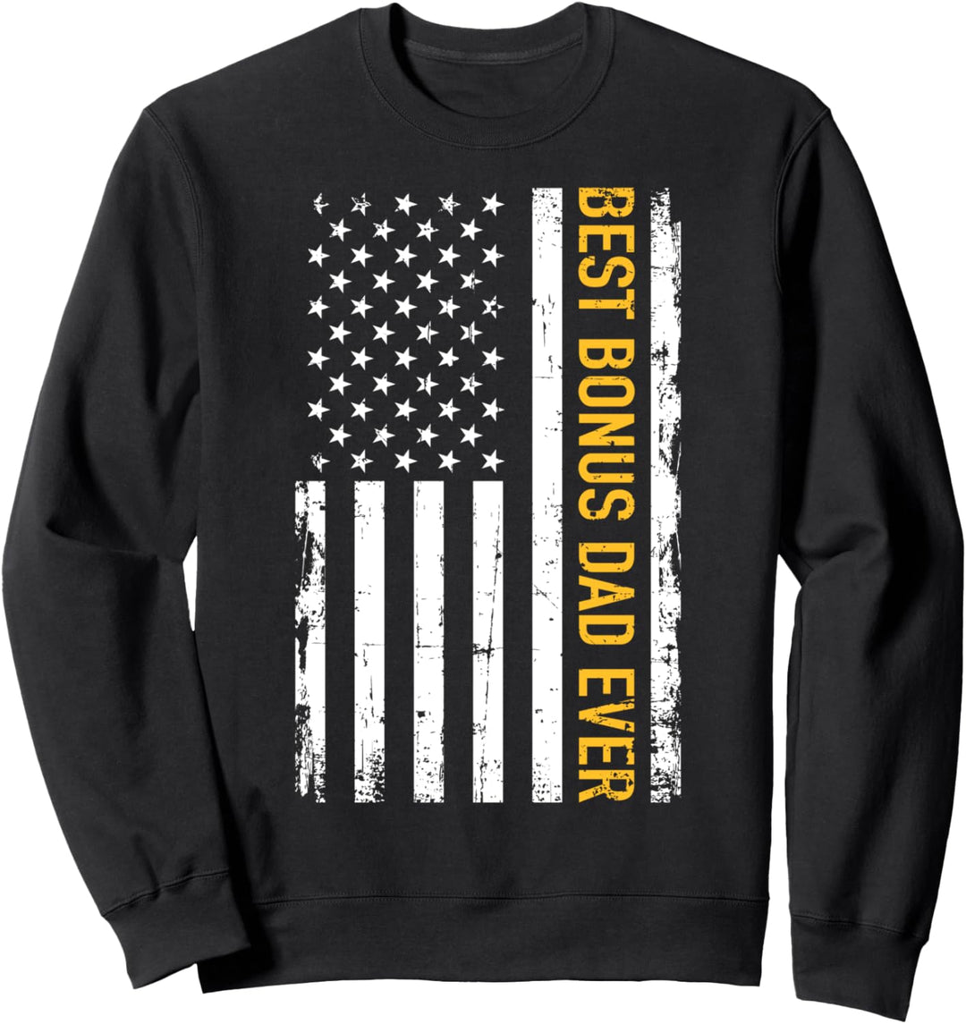 Papa Best Bonus Dad Stiefvater Sweatshirt
