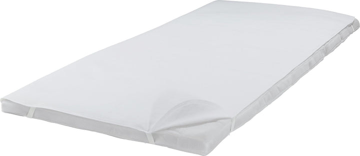 Erwin Müller wasserdichte Molton Matratzenauflage bis 20 cm Höhe geeignet - saugstark, Übereckgummib