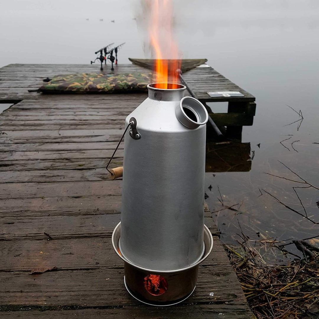 Kelly Kettle Grosser Wasserkessel "Base Camp" Kelly Kettle, Aluminium, 1,6 l Füllmenge: 1,6 l