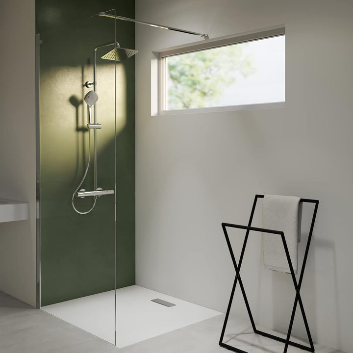 Ideal Standard A7240AA Ceratherm T100 Duschsystem Aufputz, mit Ceratherm T100 Brausethermostat