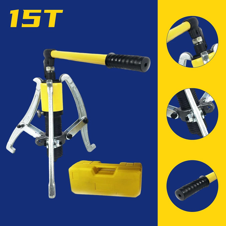 15T lagerabzieher, Hydraulik Abzieher Werkzeug Lager Innenring, Radnaben Lageringe Abzieher Satz Gee