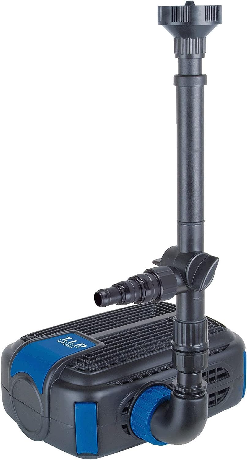 T.I.P. Multifunktions-Teichpumpe Wasserspiel Filter Bachlauf Springbrunnen WPF 1500 S (bis 1.500l/h