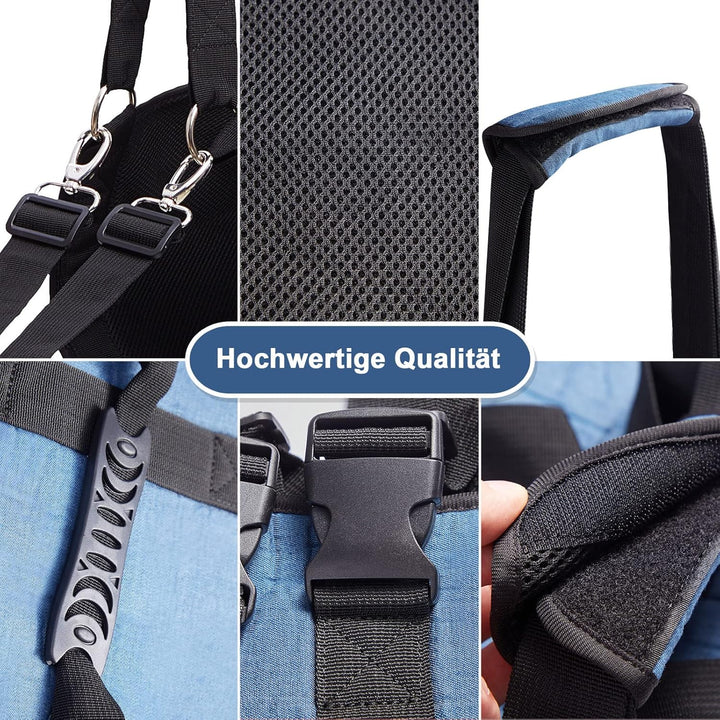 COODEO Hundetragegurt, Notfallrucksack Unterstützung für Rehabilitation Hundelift Geschirr, Hundeträ