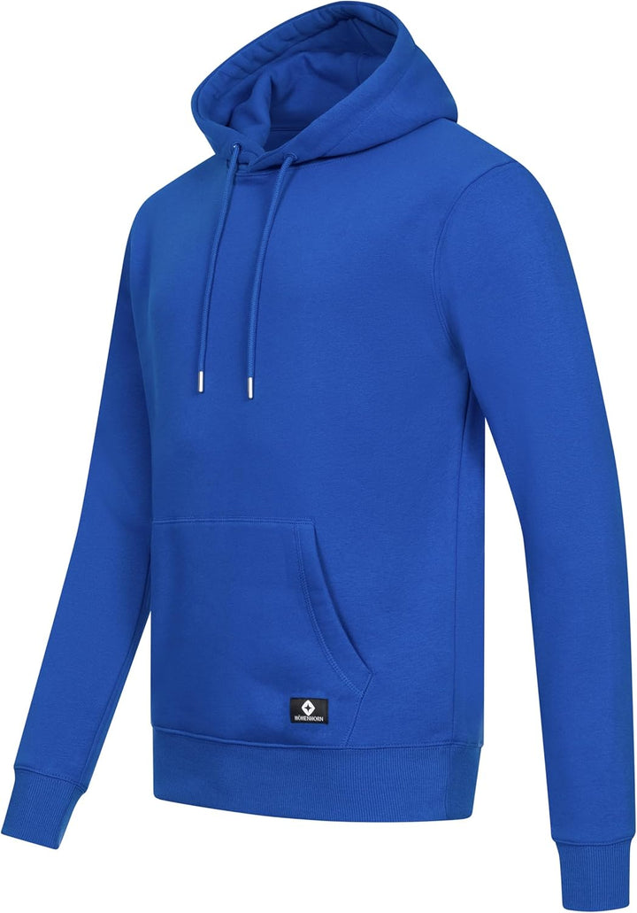 Höhenhorn Janga Hoodie Herren Kapuzen Pullover Hoody Sweatshirt aus Hochwertiger Baumwolle S Blau, S