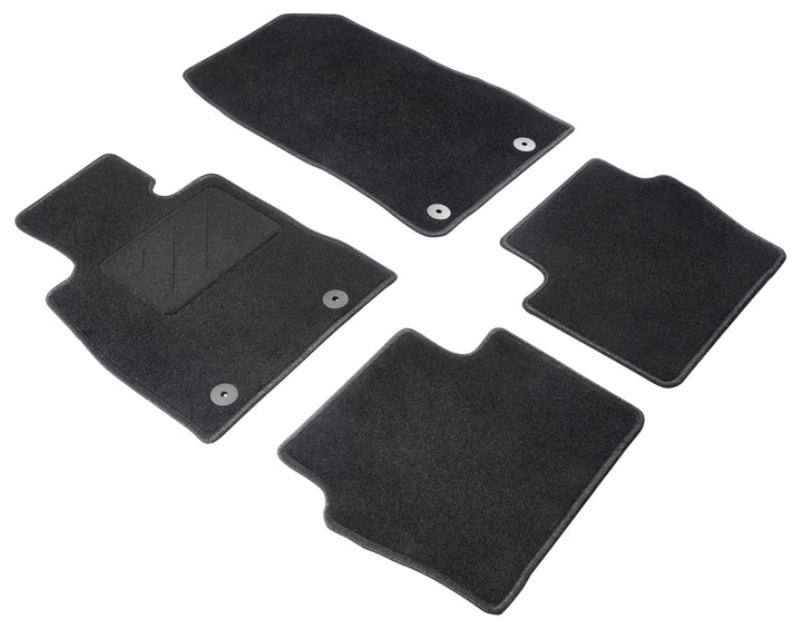 WALSER Auto Teppiche kompatibel mit Mazda 2 08/2014-Heute, 100% passgenaue Auto Fussmatten Made in E