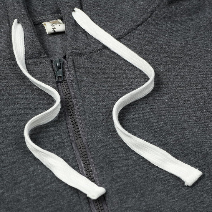 Damen Kapuzenpullover Basic Damen Hoodie mit Reissverschluss Kapuzenpulli Langarm Kapuze Herbst Wint