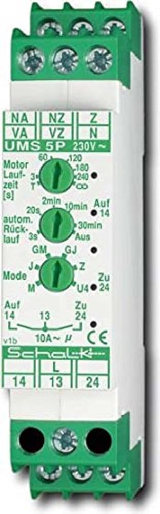 2 Schliesser 10A/250V AC NA/NZ 12-230V UC SCHALK UMS 5P