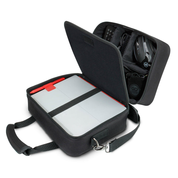 USA Gear Electronics Reiseorganisator Tech Bag Case Ablagefächer, Verstellbarer Schultergurt und gep