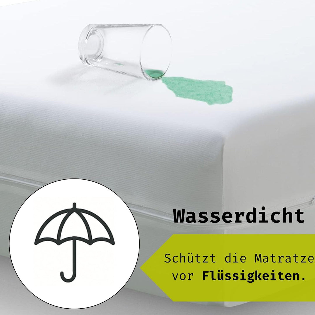 Tural - Wasserdichter und atmungsaktiver Anti-Milben-Matratzenbezug (105x190/200cm) 1 x 105x190/200c