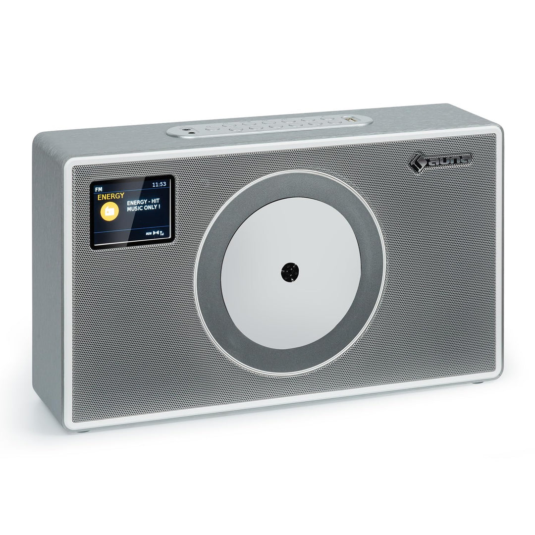 Auna Radio für Küche & Bad, DAB Radio mit CD Player zur Wandmontage, DAB Plus mit Bluetooth, DAB/DAB