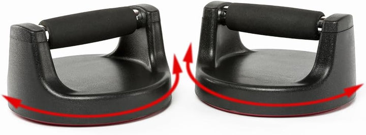 Liegestützgriffe 2er Set | Push Up Bars | drehbar | kugelgelagerte Liegestützbarren | effektive Lieg