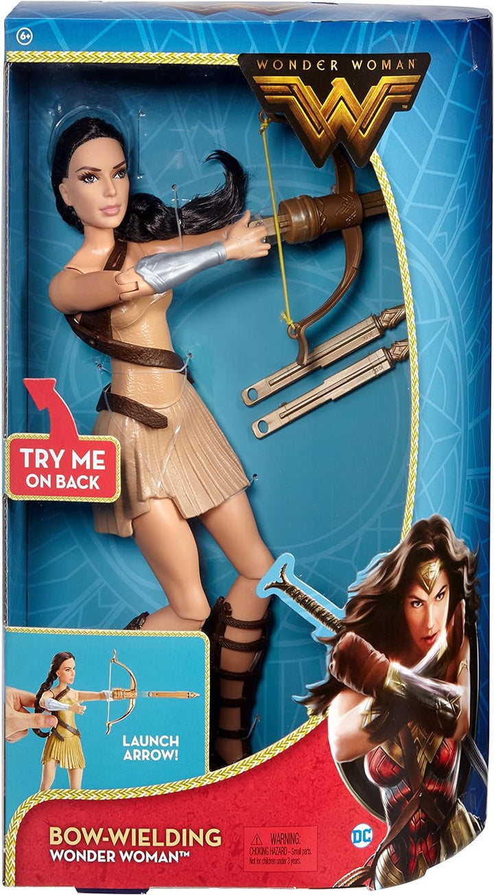DC Comics FDF35 Battle-Ready Wonder Woman Puppe, Actionfigur, bereit für den Kampf Wonder Women mit
