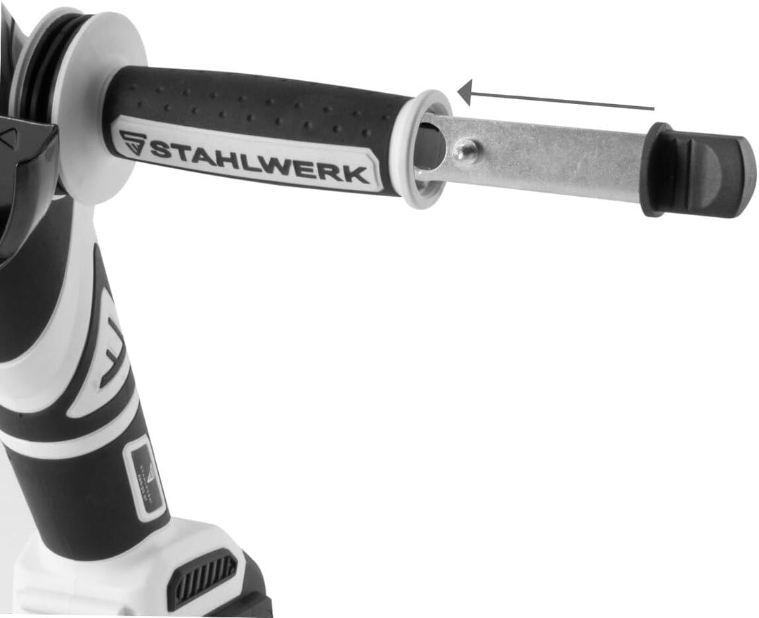 STAHLWERK Akku-Winkelschleifer 20 V Brushless-Technologie (AWS-20 ST) – ohne Akku & Ladegerät, M14 S