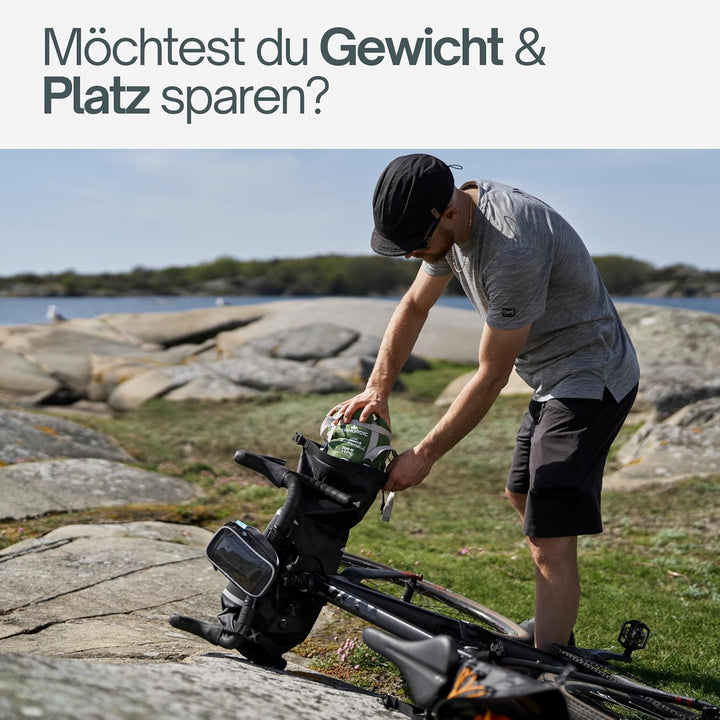 Trinordic 700g Ultraleicht Deckenschlafsack – mit Anti-Klemm-Reissverschluss – Kompakte Schlafsack S