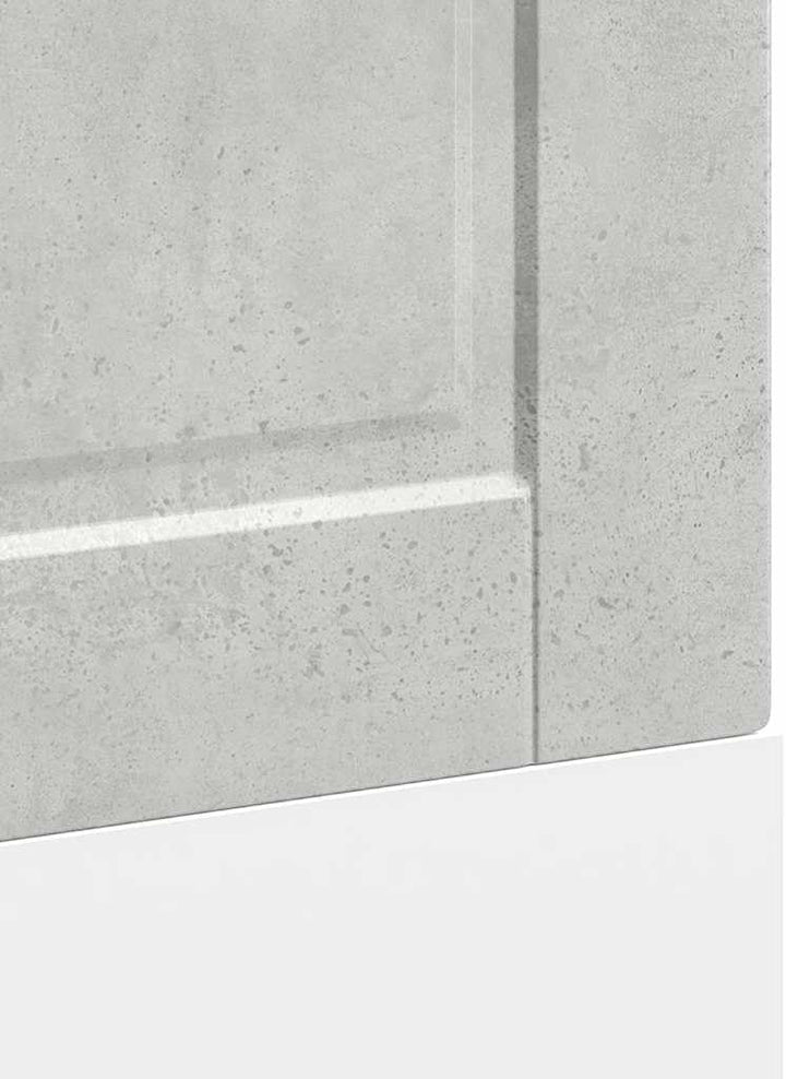 vidaXL Geschirrspülerblende Porto Betongrau 60x1,5x67 cm Holzwerkstoff, Geschirrspüler Frontblende,