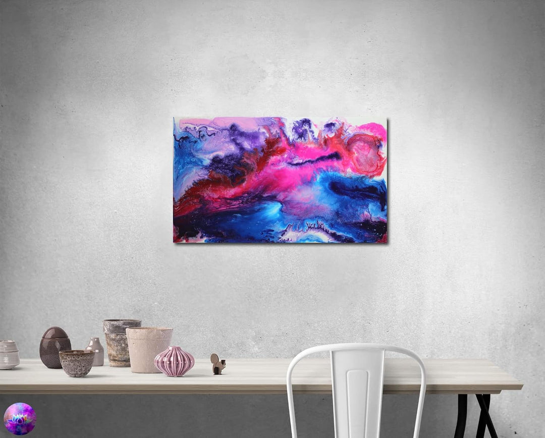 Original Gemälde Abstrakte Malerei - moderne hochglanz Wandbilder - Resin Art Kunst Bild Harz Unikat