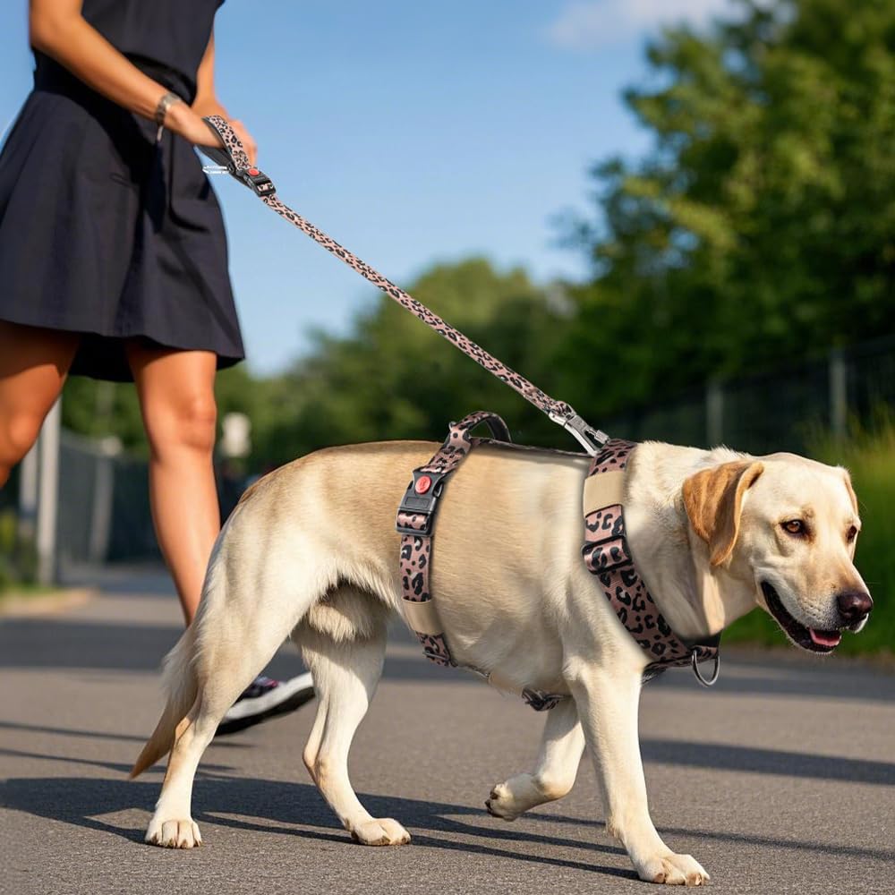 TSPRO Taktisches No-Pull Schwerlast-Hundegeschirr mit Griff & Schnellöffnungsverschluss, Adjustierba