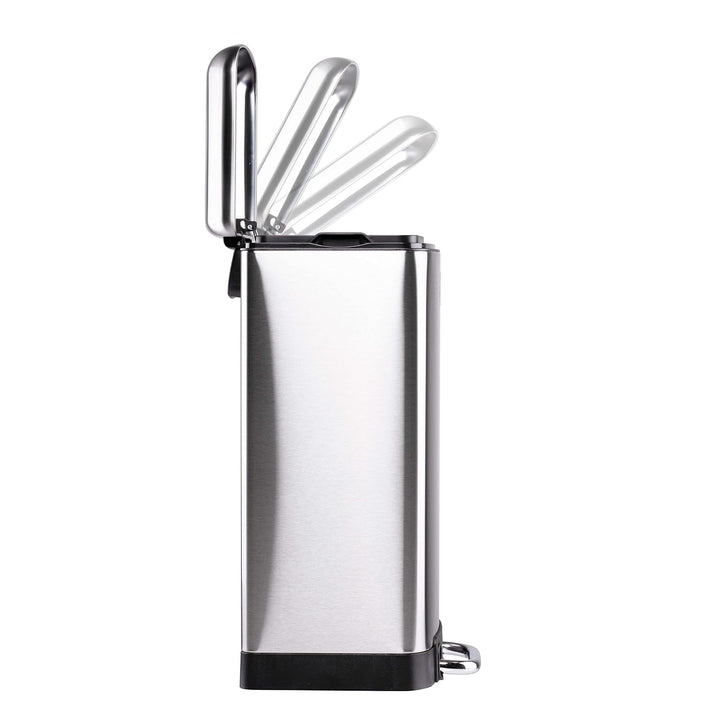 Dirt Devil Tretmülleimer 20L – Mülleimer Küche mit Soft Close – Abfalleimer aus Edelstahl – Herausne