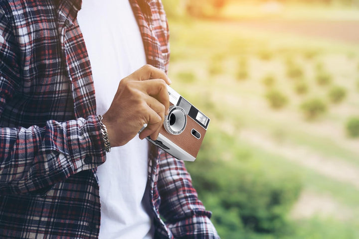 AgfaPhoto analoge 35mm Kleinbildfilm Foto Kamera braun braun Kamera Single, braun Kamera Single