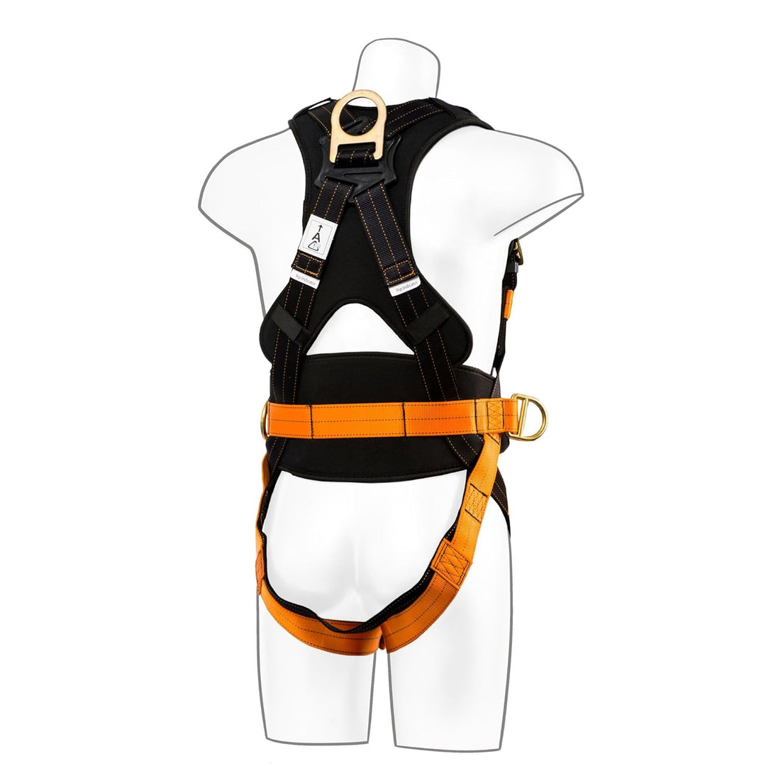 Portwest - Ultra 3 Point Full Body Fall Arrest Harness - Red - XL-2XL XL-XXL schwarz/orange, XL-XXL