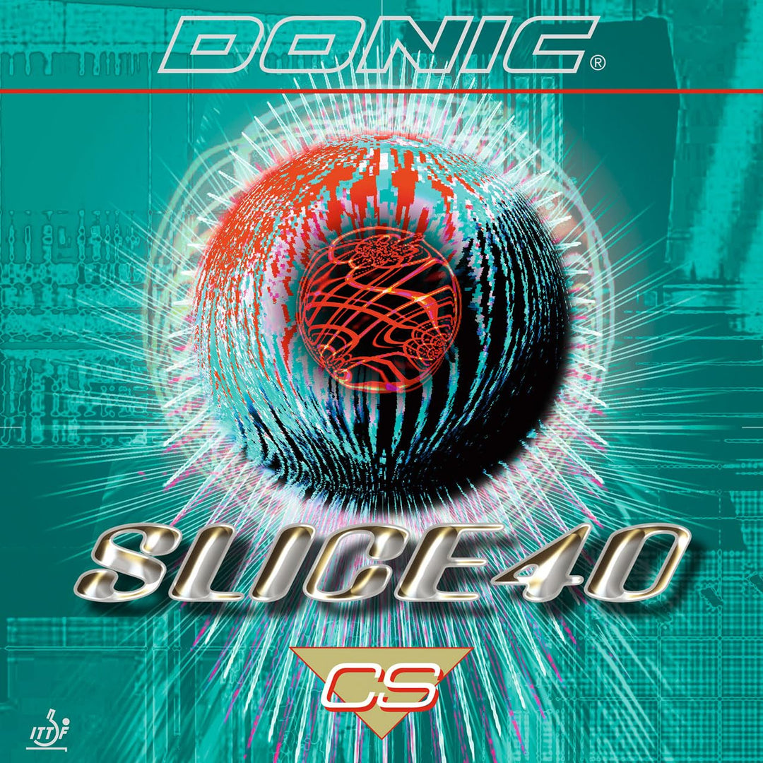 Donic Belag Slice 40 CS Schwarz 1,5 mm, Schwarz 1,5 mm
