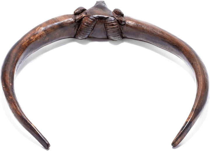 Windalf Wikinger Torques RAM Ø12.5 cm Halsreif Widderkopf Nordische Mythologie Holz