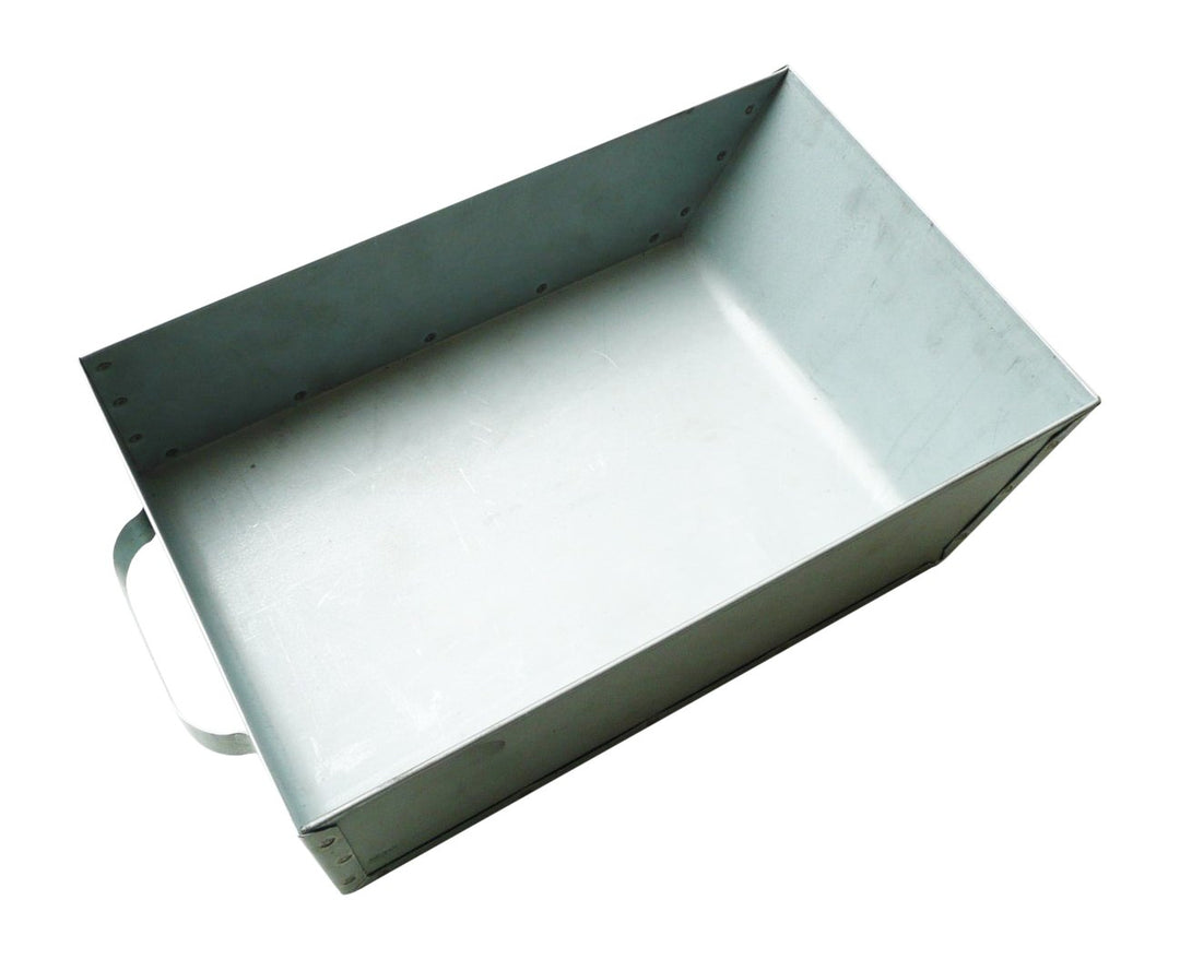 Aschekasten 30 x 19 x 8cm, Stahl, Modern, Silber