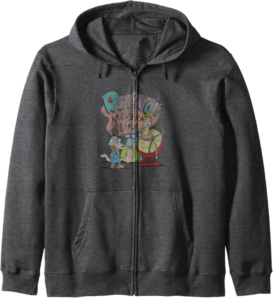 Rocko's Modern Life Group Title Vintage Kapuzenjacke