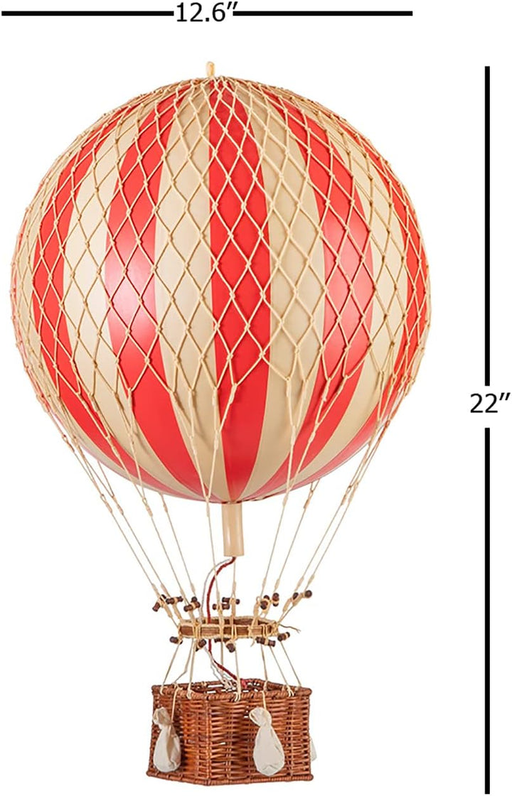 Authentic Models - Dekoballon - Jules Verne - Ballon Rot - 32 cm