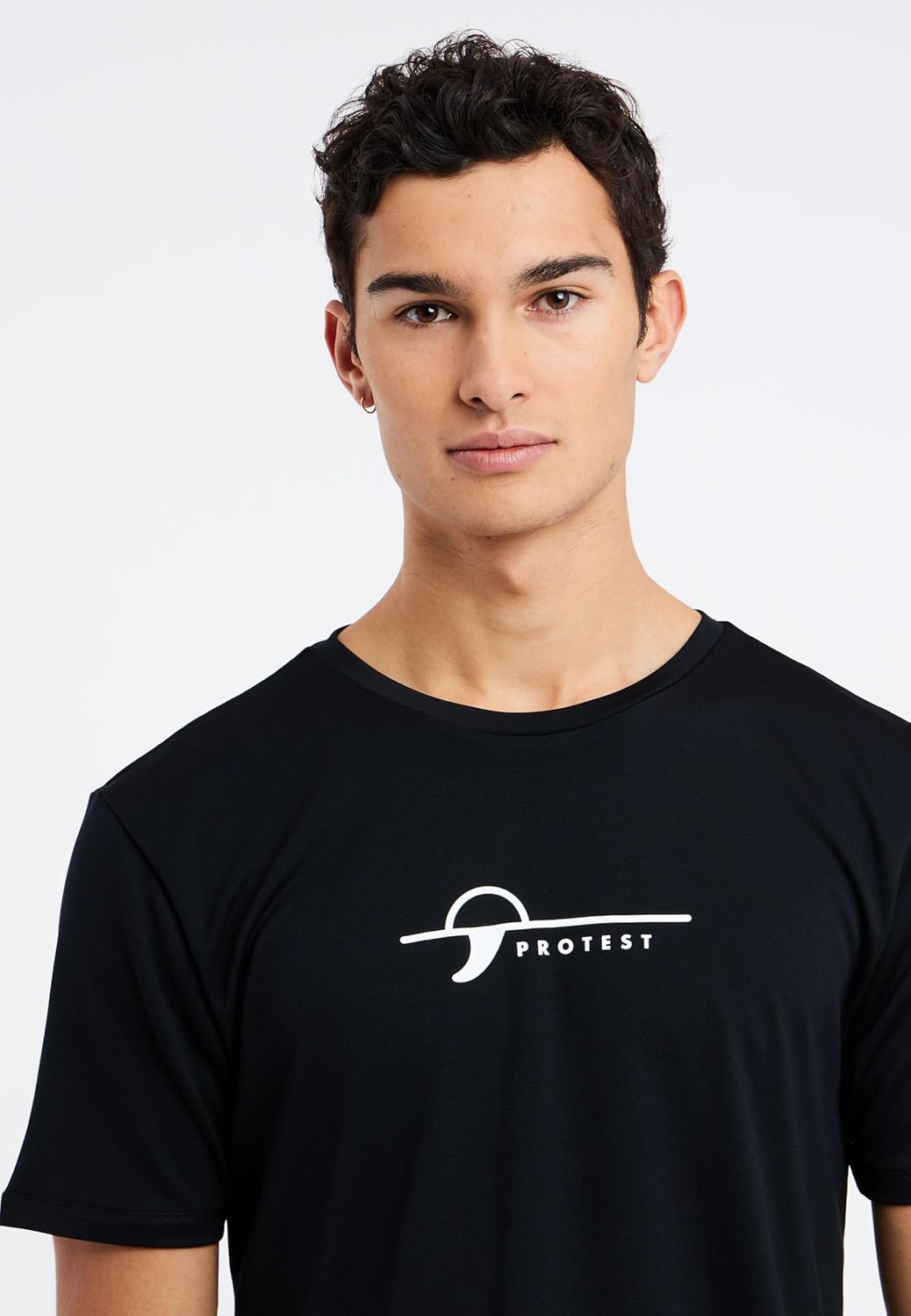 Protest Herren Surf-t-Shirt PRTLEGUNDI S True Black, S True Black