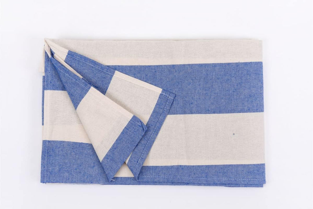 HomeLife Sofabezug für 3-Sitzer, Baumwolle mit Bindebändern, Überwurf für 3-Sitzer, mit Armlehnen, g