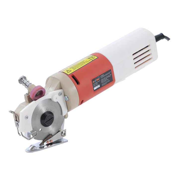 KATSU Elektrischer Stoffschneider, Klingengrösse 65mm und 22mm Maximale Schnittdicke, Ideal für Stof